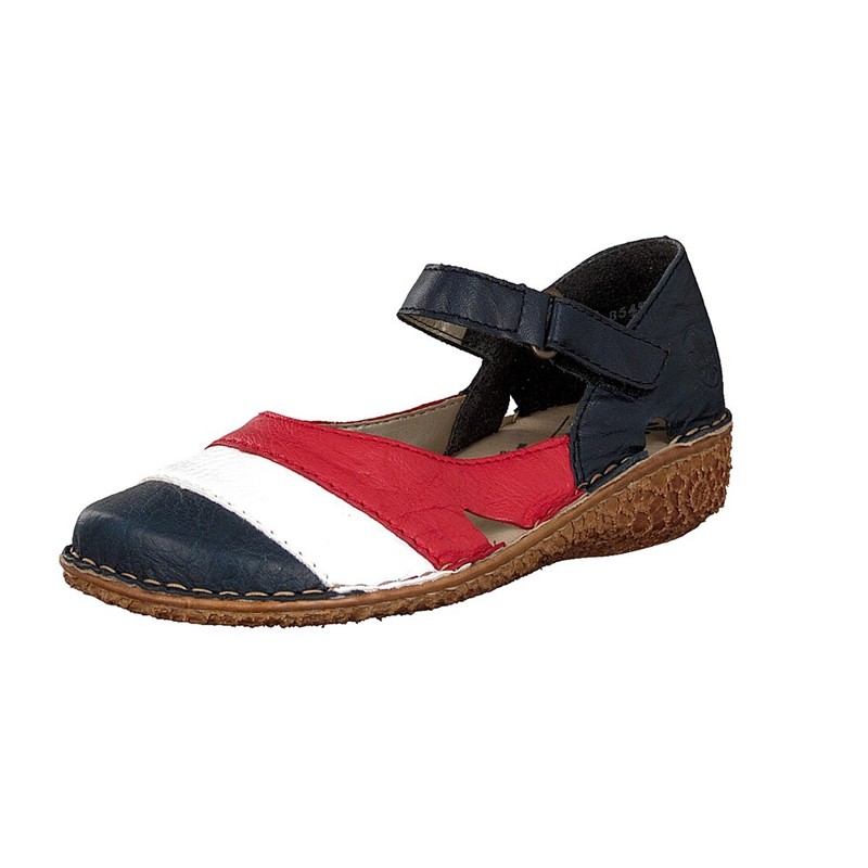 Damske Slip On Rieker M0950-15, Modre